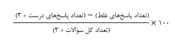 نحوه محاسبه نمره خام در کنکور نحوه محاسبه نمره خام در کنکور
